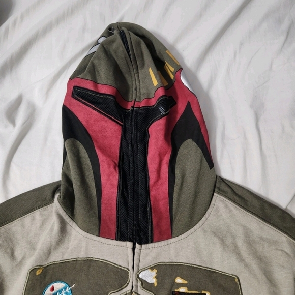 Star Wars Other - Star wars full zip hooded sweatshirt Boba Fett cosplay men medium